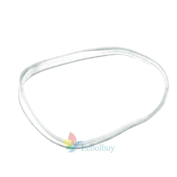 500pcs Hair Tie Band Ponytail Holder Elastic Rubber Clear White Women Girls #A