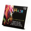 12 Colors/set Fashion Temporary Pen Chalk Instantly Stick Cover Hair D UHI