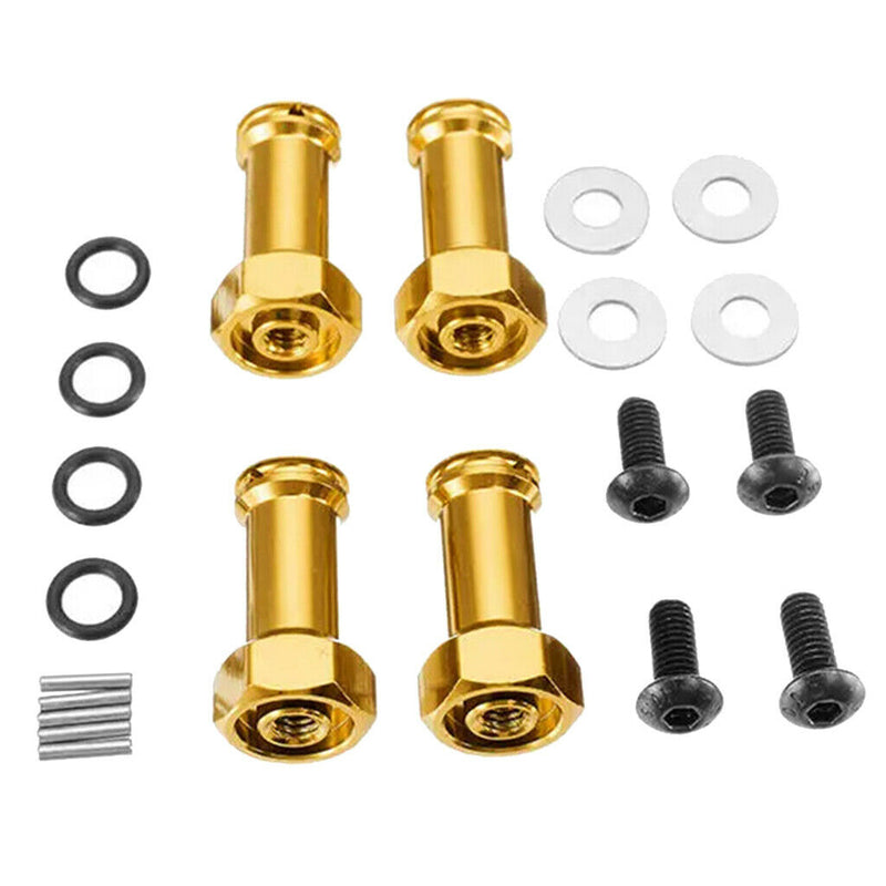 12mm Wheel Hex Hub Extension Adapter for 1/14 Wltoys 144001 Golden
