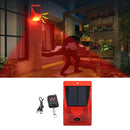 Solar Alarm Lights Wireless Waterproof Motion Sensor Outdoor Farm Security Lamps