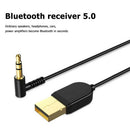 C-01 AUX USB Car Bluetooth 5.0 Receiver 3.5mm Jack Car Kit Adapter Dongle A