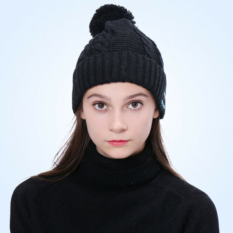 Bluetooth Earphone Cap Winter Outdoor Thermal Wireless Headphone Hat for Huawei