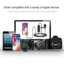 Lavalier Microphone Lapel Condenser Mic Omnidirectional Noise Canceling for