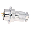 2-Pin Waterproof Electrical Deck Plug Circular Cable Connector 400V 25A