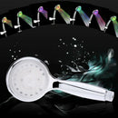 New LED handheld shower nozzle 7 color slow flash magic shower shower