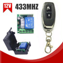 DC12V 1CH Relay Receiver RF Transmitter 433Mhz Wireless Remote Control Switch