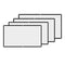 2pcs Foldable 16:9 Projection Screen Home Theater Movie