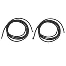 1 Pair Locking Elastic Lace Easy Attachment for Jogging Cycling Racing (Bla