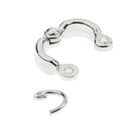 2 Pcs Parrot Foot Chain Stainless Steel Birds Anklet Ring for Pigeon Dove Chicks