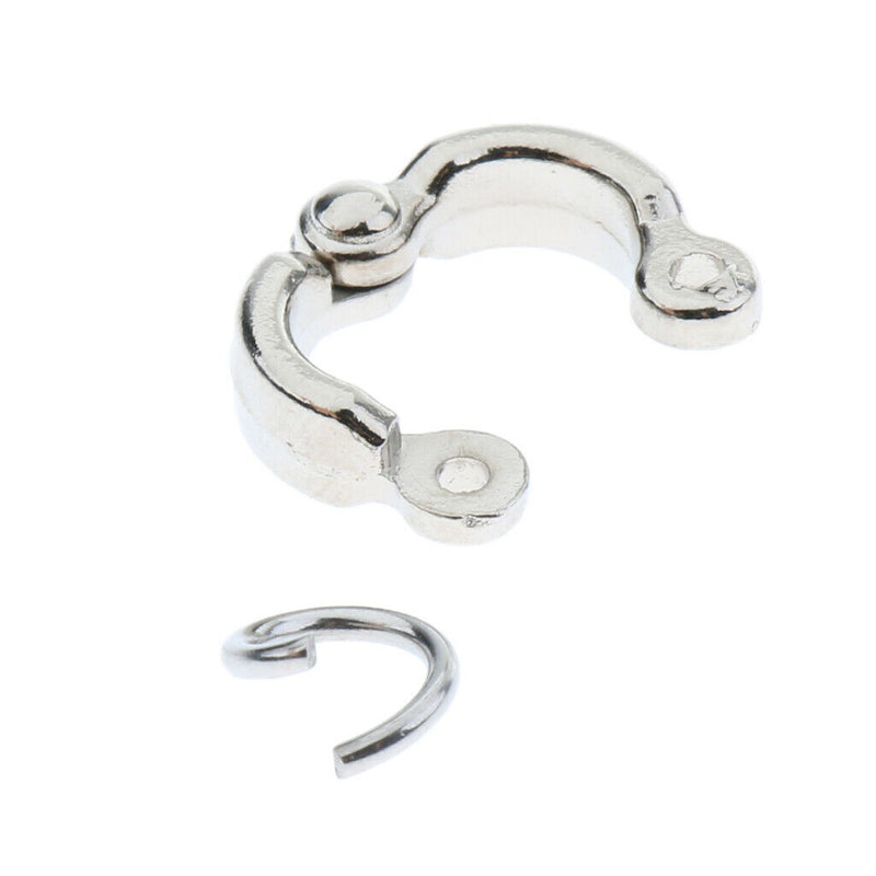 2 Pcs Parrot Foot Chain Stainless Steel Birds Anklet Ring for Pigeon Dove Chicks
