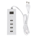 USB 4 Port Multifunction Charger Quick Charging 5V 2A Extension Socket(EU)