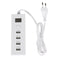 USB 4 Port Multifunction Charger Quick Charging 5V 2A Extension Socket(EU)