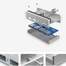 Usb Hub 3.0 charging hub clip aluminum alloy 4 ports portable size for laptop OZ
