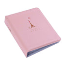 64 Pockets Foldout Album Photo Case Container for FujiFilm Card (Pink)
