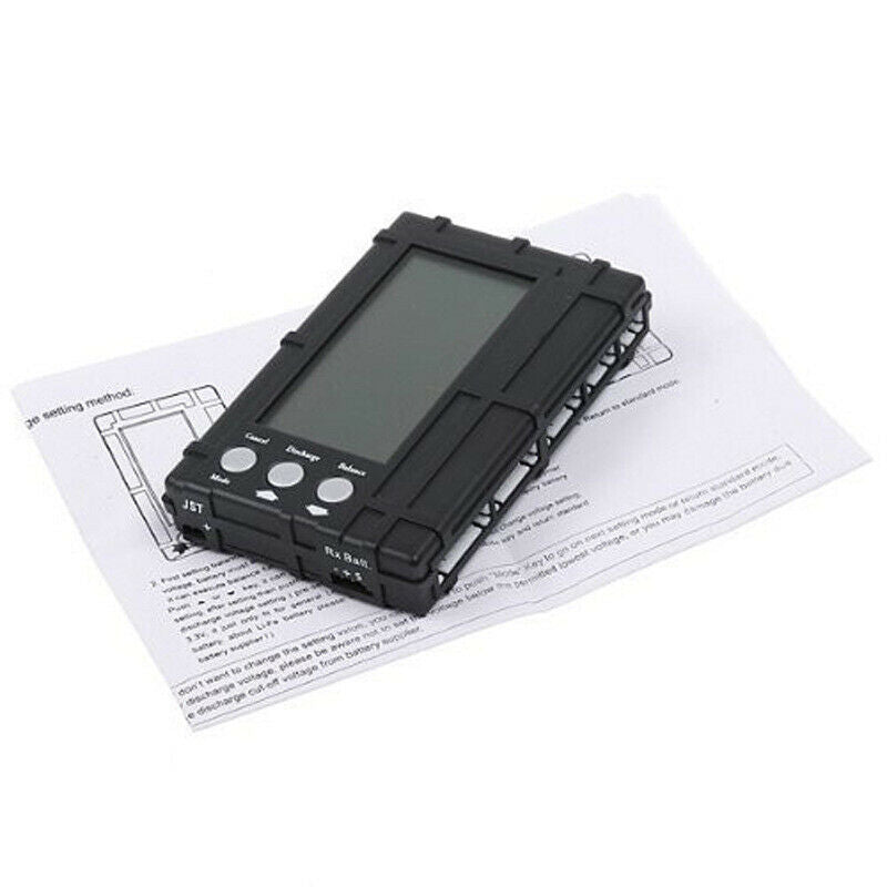 3 In 1 Li-Po Lipo Battery 2-6S Lcd Balancer Voltage Tester Discharger ProtecB2H1
