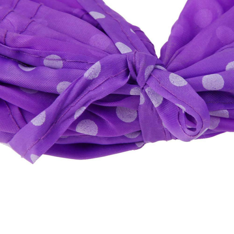 Pet Cat Tunnel Tubes Collapsible Crinkle Kitten Rabbit Play Tunnels(Purple)