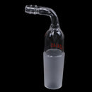 24/40,glass adapter cone to rubber tube,right angle connection,hose inlet LJ