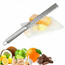 Stainless Lemon Cheese Fruit Vegetable Zester Grater KitchenV Peeler Q2O2