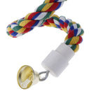 50cm/19.7in Bird Perch Spiral Cotton Rope Chewing Parrot Climbing Standing To-