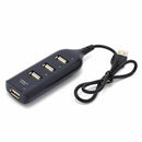 High Speed Micro Mini 4 Ports 2.0 USB HUB splitter Adapter For Laptop PC No