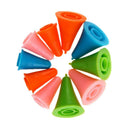 10pcs Rubber Cone Shape Knitting Needles Cap Point Protectors in 2 Sizes