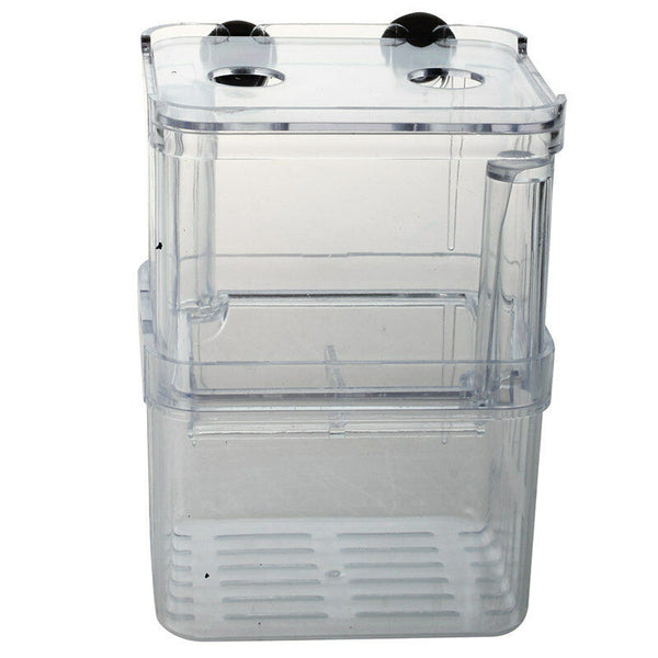 Clear Plastic Retangle Shape Seperate Fish Fry Breeding Divider Tank for Aq