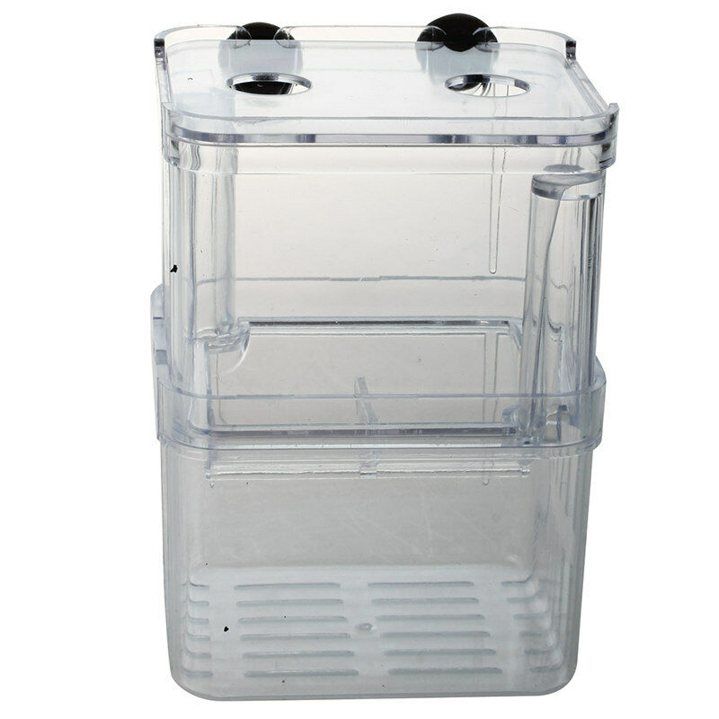 Clear Plastic Retangle Shape Seperate Fish Fry Breeding Divider Tank for Aq