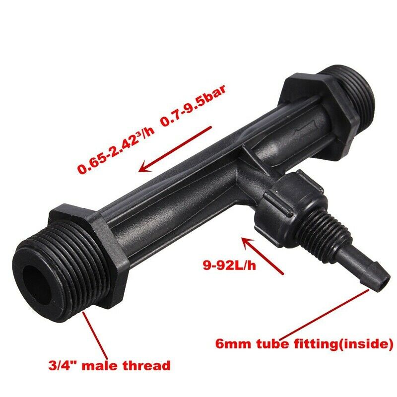 1/2 Garden Irrigation Device Venturi Fertilizer Injector Switch Water Tube  X5A3