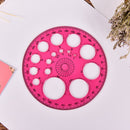 1X 360 Degree Sew Easy Plastic Templates Quilt Patchwork Stitch Craft Ruler 3C