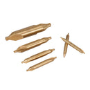 6pcs 1/1.5/2/2.5/3/5mm 60 Degree HSS Center Drill Bits Centering Drills Set JTU