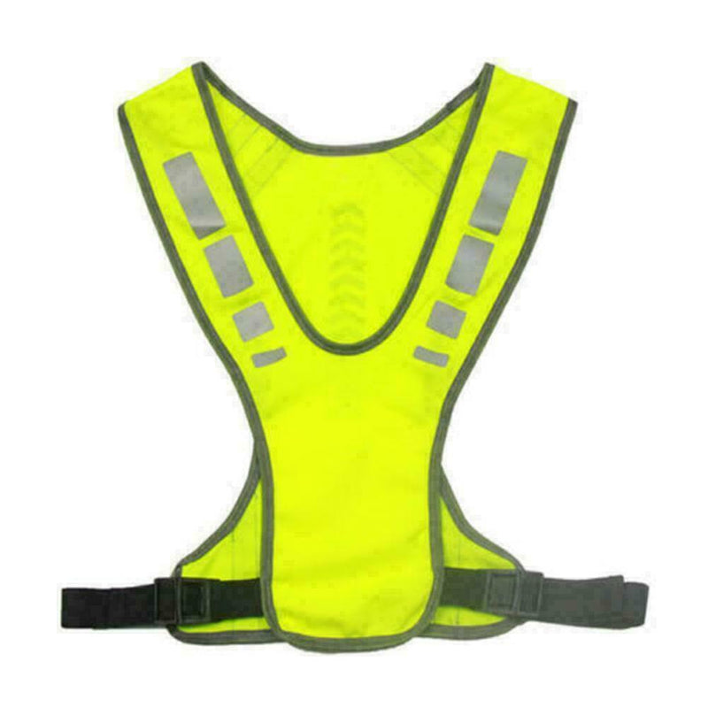 Reflective Vest Safe Jacket For Running Cycling Hiking Motorcycle Night W0B M4Z4