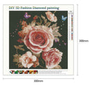 5D DIY Full Drill Diamond Painting Warm Flowers Cross Stitch Embroidery Kit