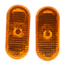 1Pair Panel for Car Side Mirror Turn Signal Lights For VW Golf 4 MK4 Yellow