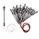 20pc 1:75 Scale Mini Garden Miniatures Landscape Decorations Street Light 10cm