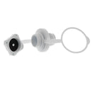 Plastic Air Valve Caps Screw Type For Inflatable Boat Mattress Airbed White