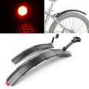Telescopic Mudguard Fender Ultralight Folding with Taillight Bike KitB.kz