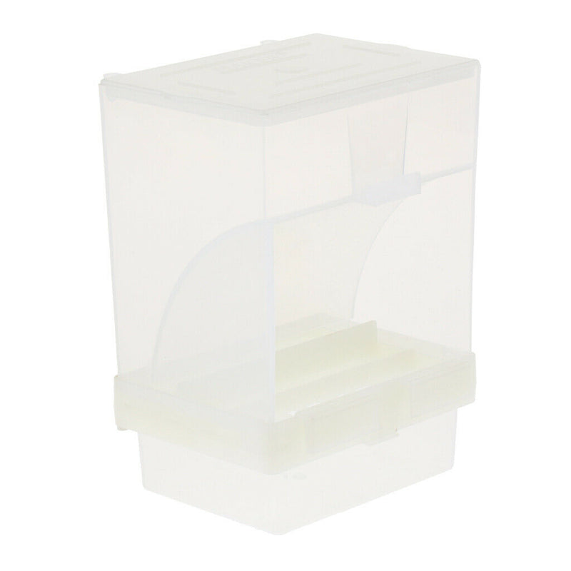 4x No Mess Bird Feeder Parrot Integrated Automatic Feeder for Budgerigar Canary