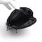 Women Soft PU Messenger Bag Multi-layer Shoulder Zipper Phone Pouch (Black)