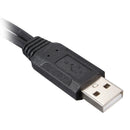38cm USB 2.0 A Male to Double Female Power Cord Adapter Cable Extension Lead