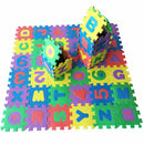 36Pc Baby Kids Alphabet Educational Puzzle Blocks Pad Game Infant Child J0D9