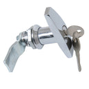2 Set Garage Door Lock T Handle w/4 Keys - Universal Replacement