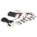 Waterproof 18 LED Amber Car Flashing Grill Strobe Warning Emergence Flash Light
