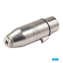 3Pin XLR Female to 3.5mm Jack TRS 1/8 inch Female Socket Audio Adapter for Mic