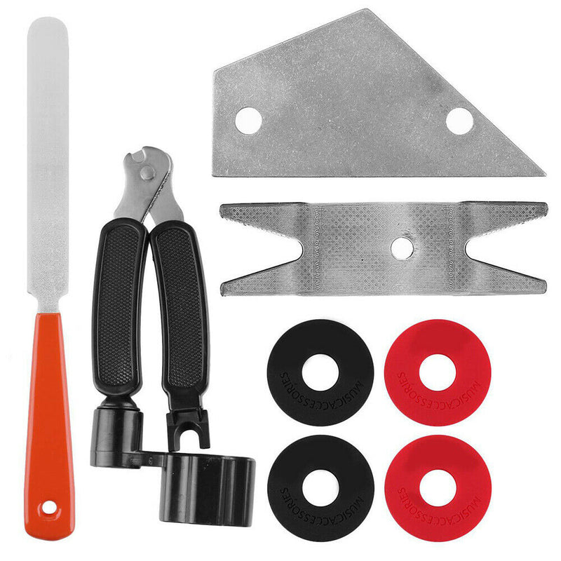 Portable Stainless Steel Guitar Cleaning and Maintenance tool set Newest Useful