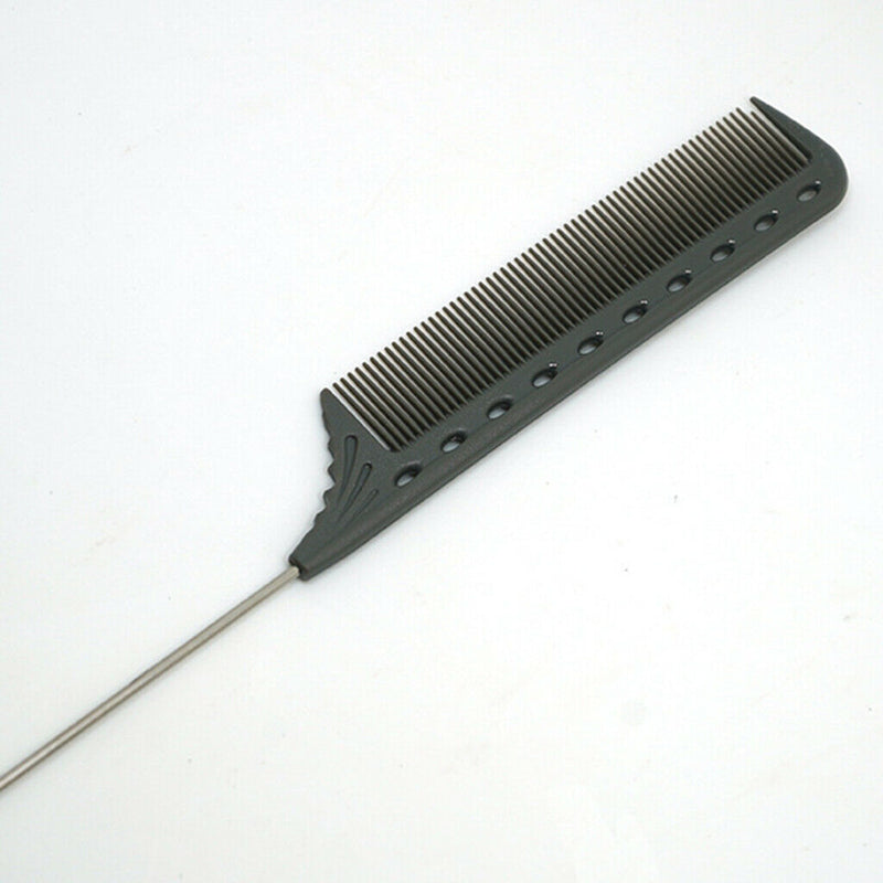 2 Pieces Pro Salon Metal Pintail Combs Styling Highlighting Comb Anti static