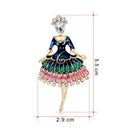 Enamel Princess Ballet Girl Brooch Pin Banquet Weddings Brooch Gifts Jewelr Cy