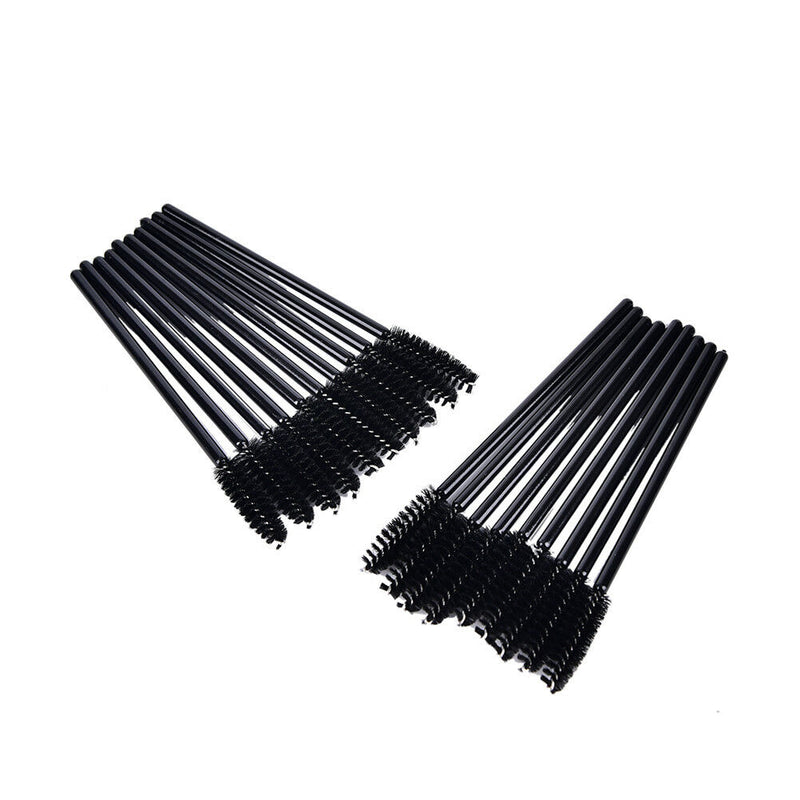 50Pcs Disposable Eyelash Brush Mascara Wands Applicator Spoolers Makeup TooF Nw
