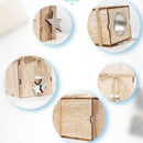Wood Candlestick Candle Holder Christmas Decorative Lanterns With Home Decor BX