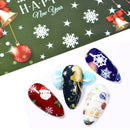 10 Pcs Nail Transfer Foil Colorful Halloween Christmas Nail Decals DIY Nail Art*