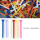 100 Pcs Pack Professional Frictionless Golf Tee Wheat Golf Tees Plastic 70mm HME